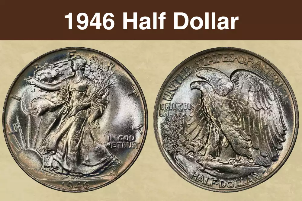 1946 Walking Liberty Half Dollar obverse and reverse
